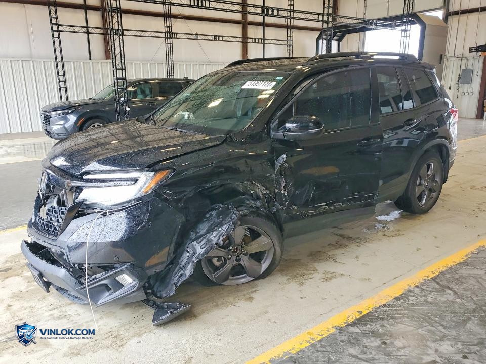 2020 HONDA PASSPORT TOURING – Lot 51897126 auction photo