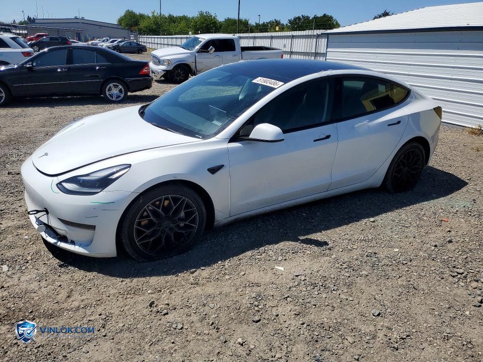 2023 TESLA MODEL 3 – Lot 51903486 auction photo