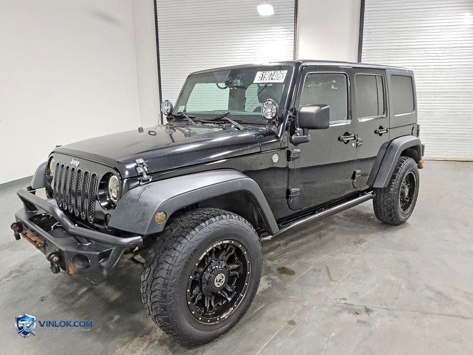 2013 JEEP WRANGLER UNLIMITED SPORT – Lot 51907406 auction photo