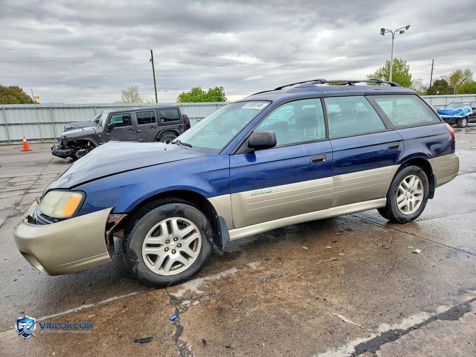 2004 SUBARU LEGACY OUTBACK AWP – Lot 51908146 auction photo