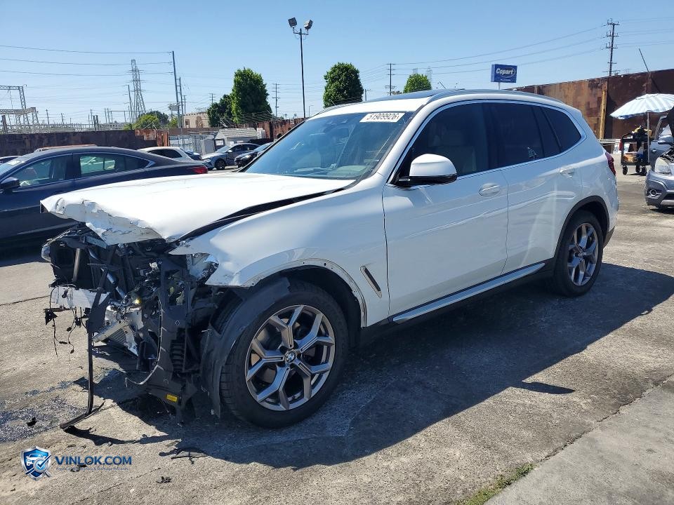 2021 BMW X3 SDRIVE30I – Lot 51909926 auction photo