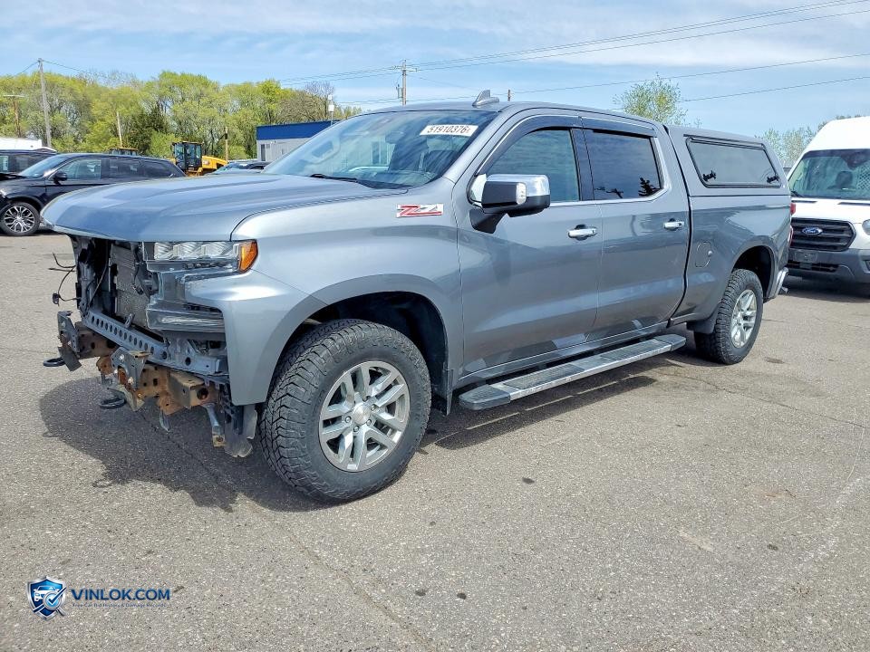 2019 CHEVROLET SILVERADO K1500 LTZ – Lot 51910376 auction photo