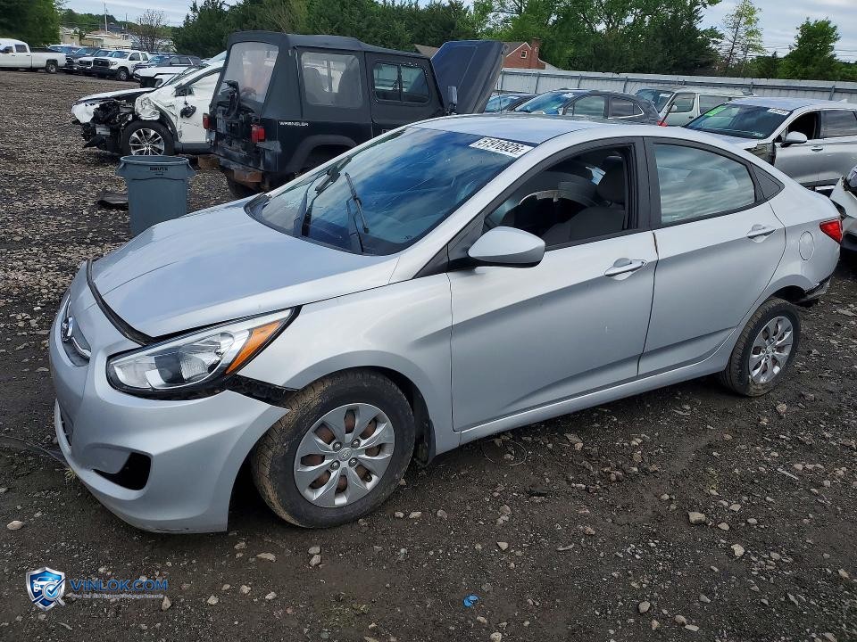 2016 HYUNDAI ACCENT SE – Lot 51916926 auction photo