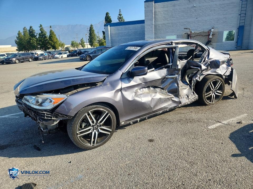 2017 HONDA ACCORD SPORT – Lot 51917596 auction photo