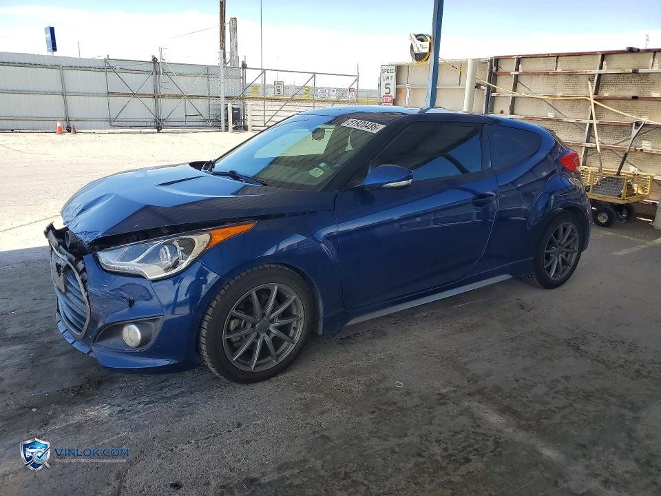 2016 HYUNDAI VELOSTER TURBO – Lot 51920486 auction photo