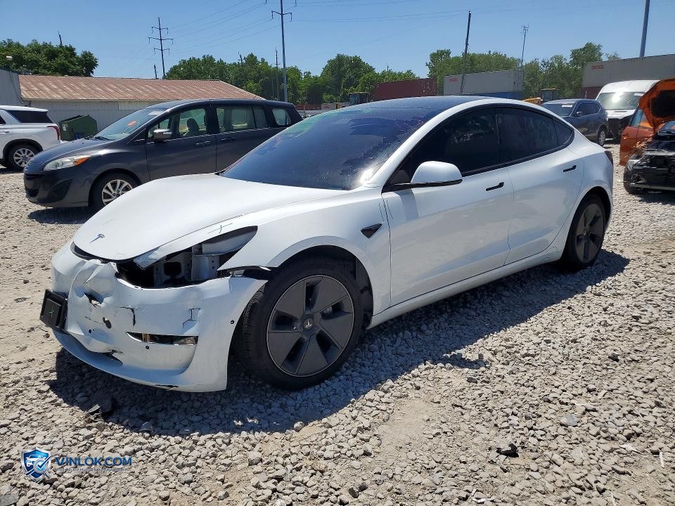 2021 TESLA MODEL 3 – Lot 51921096 auction photo