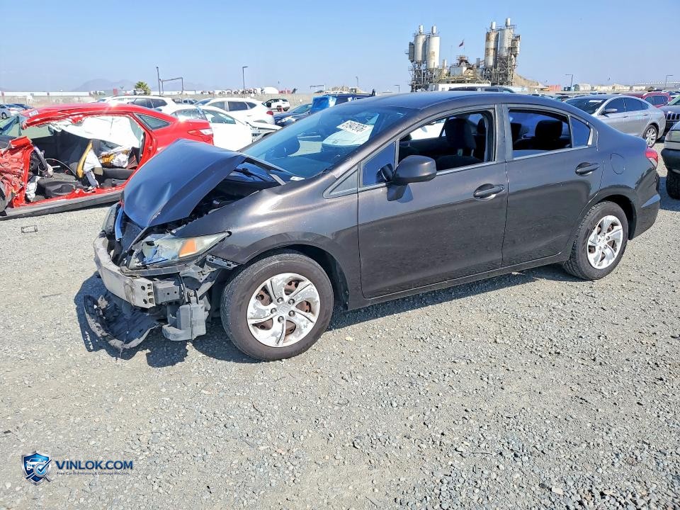2013 HONDA CIVIC LX – Lot 51947976 auction photo
