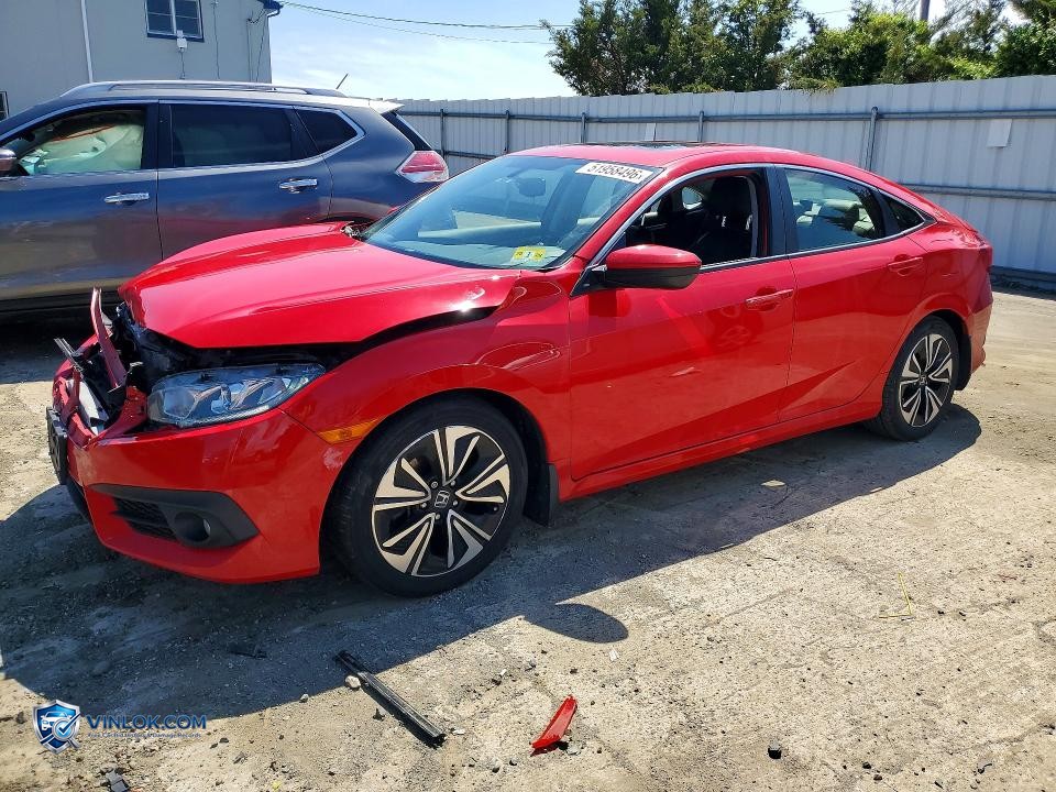 2018 HONDA CIVIC EXL – Lot 51958496 auction photo
