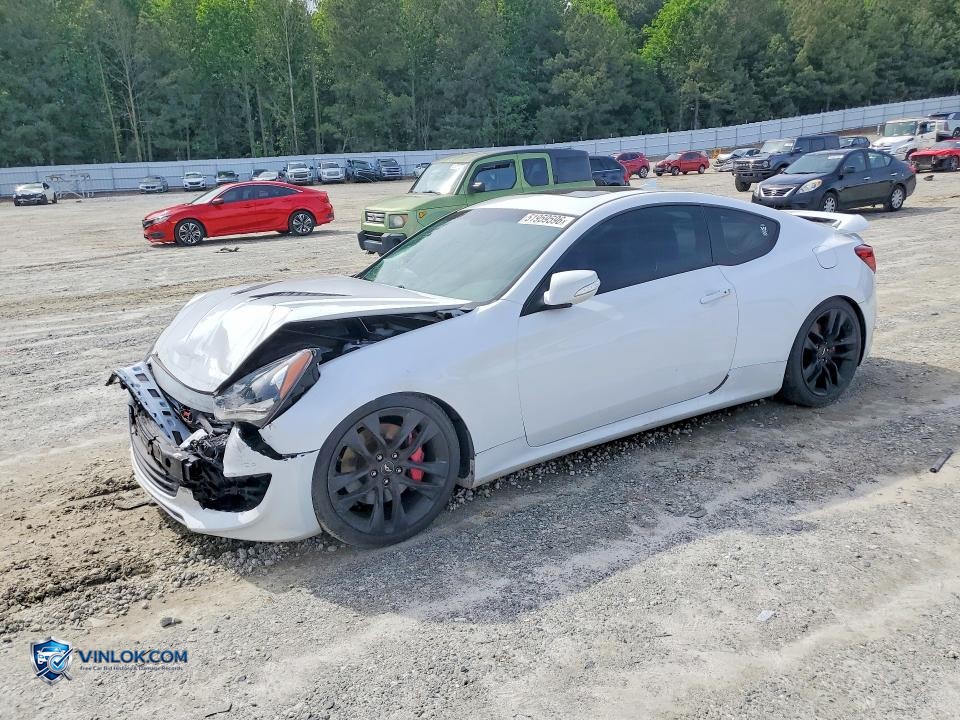2015 HYUNDAI GENESIS COUPE 3.8 ULTIMATE – Lot 51959596 auction photo