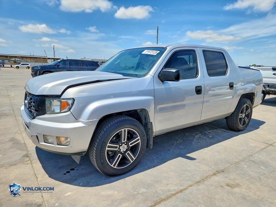2014 HONDA RIDGELINE SPORT – Lot 51975126 auction photo