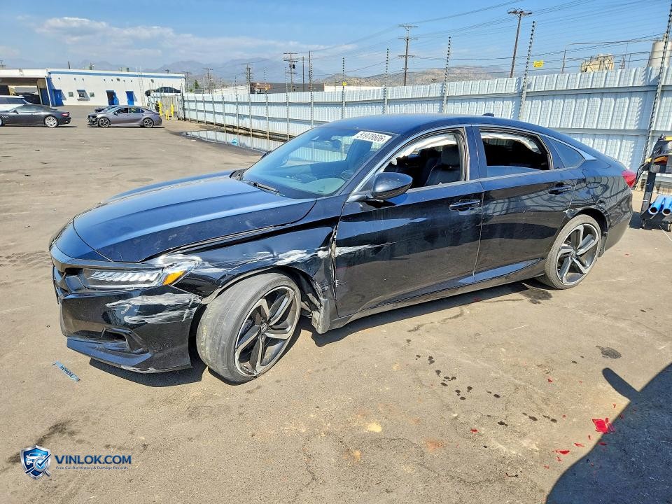 2022 HONDA ACCORD SPORT – Lot 51978606 auction photo
