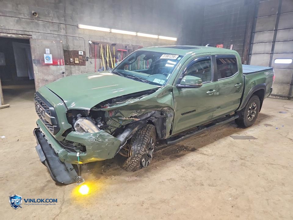 2021 TOYOTA TACOMA TRD OFF-ROAD – Lot 51981296 auction photo