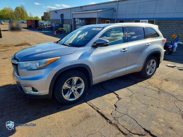 2015 TOYOTA HIGHLANDER LIMITED – Lot 51984496 auction photo