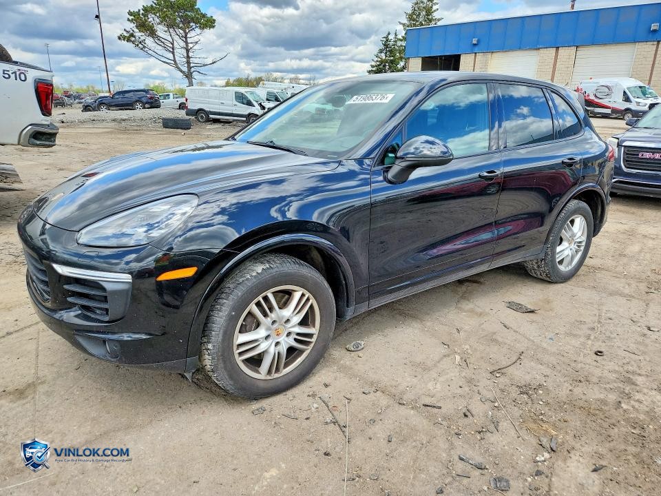 2017 PORSCHE CAYENNE – Lot 51986376 auction photo