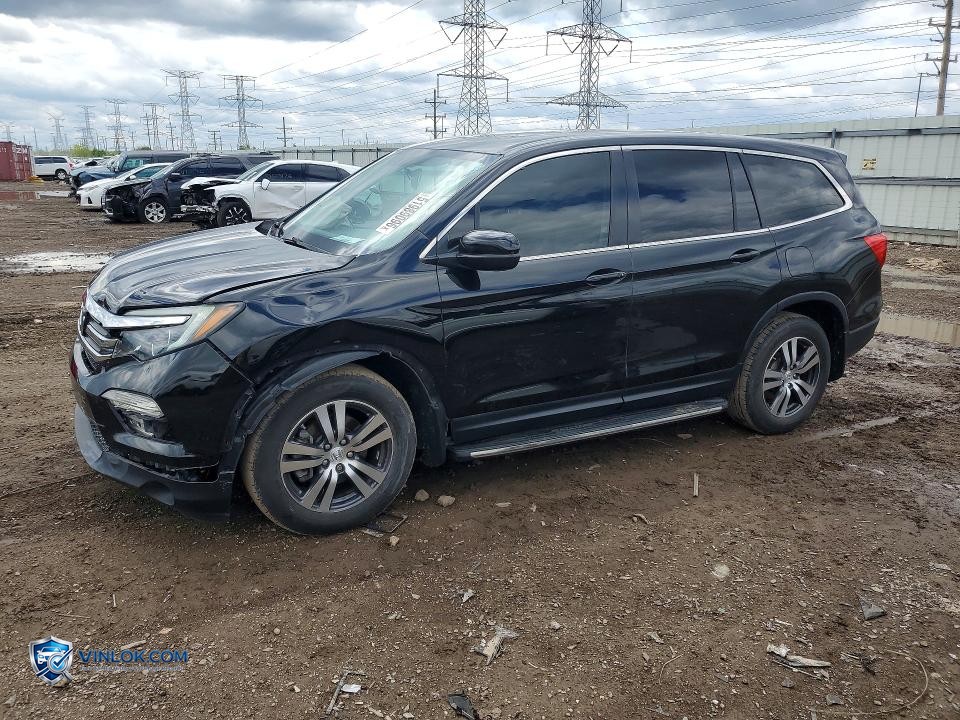 2017 HONDA PILOT EXL – Lot 51989096 auction photo