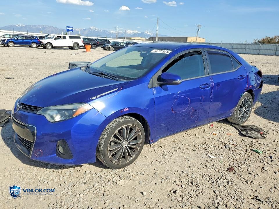 2015 TOYOTA COROLLA S PREMIUM – Lot 51989916 auction photo