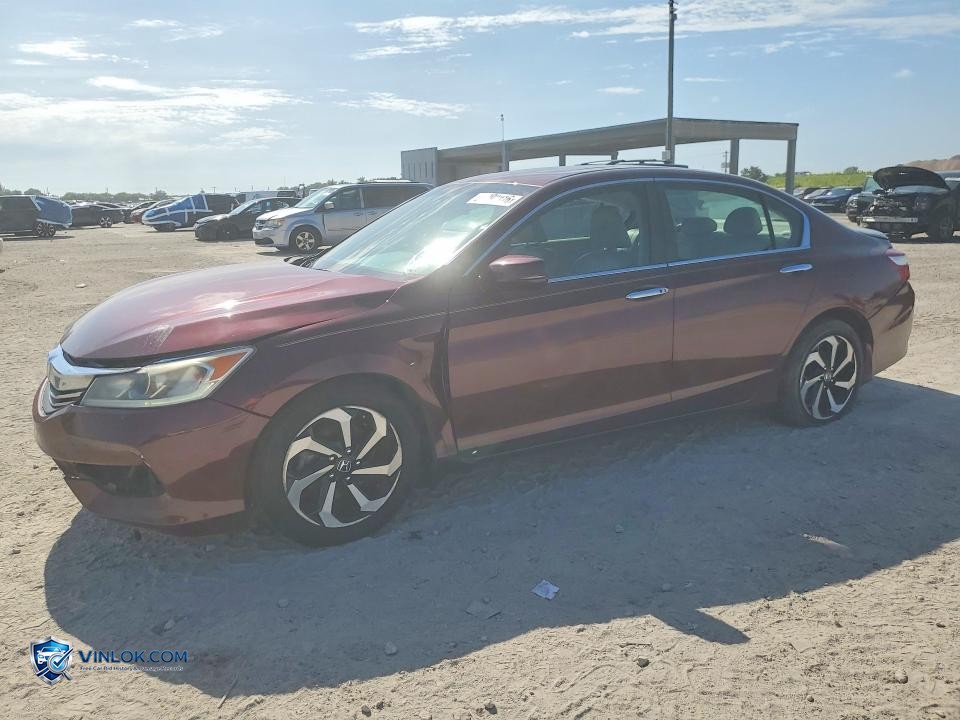 2016 HONDA ACCORD EXL – Lot 51992316 auction photo