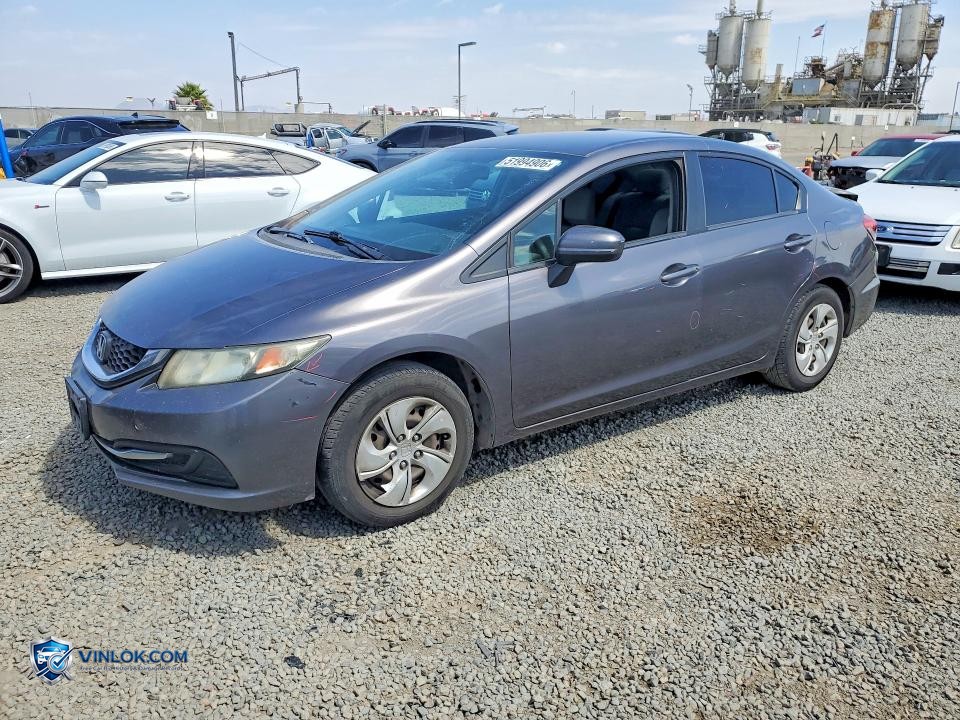 2014 HONDA CIVIC LX – Lot 51994906 auction photo