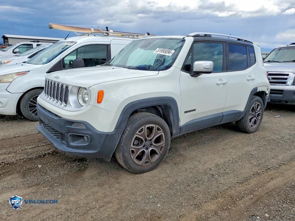 2015 JEEP RENEGADE LIMITED – Lot 51995096 auction photo