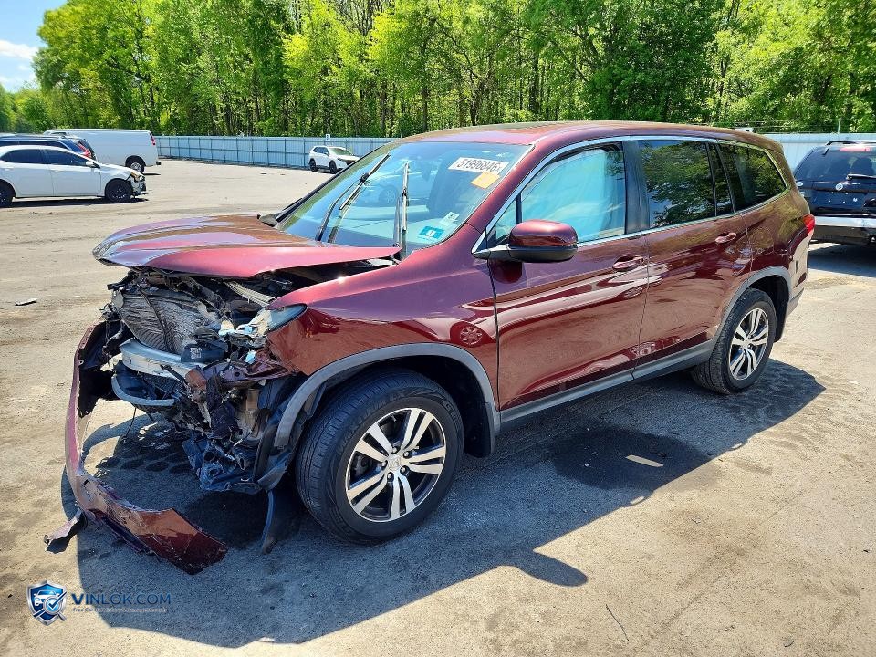 2018 HONDA PILOT EXL – Lot 51996846 auction photo