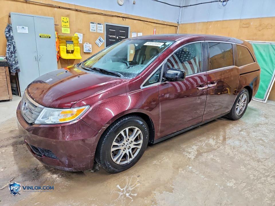 2013 HONDA ODYSSEY EXL – Lot 52012446 auction photo