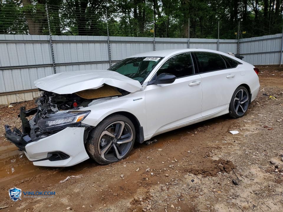 2022 HONDA ACCORD HYBRID SPORT – Lot 52019536 auction photo