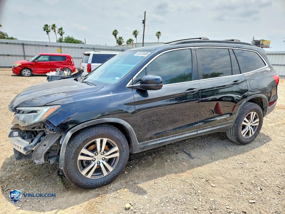2016 HONDA PILOT EXL – Lot 52023686 auction photo