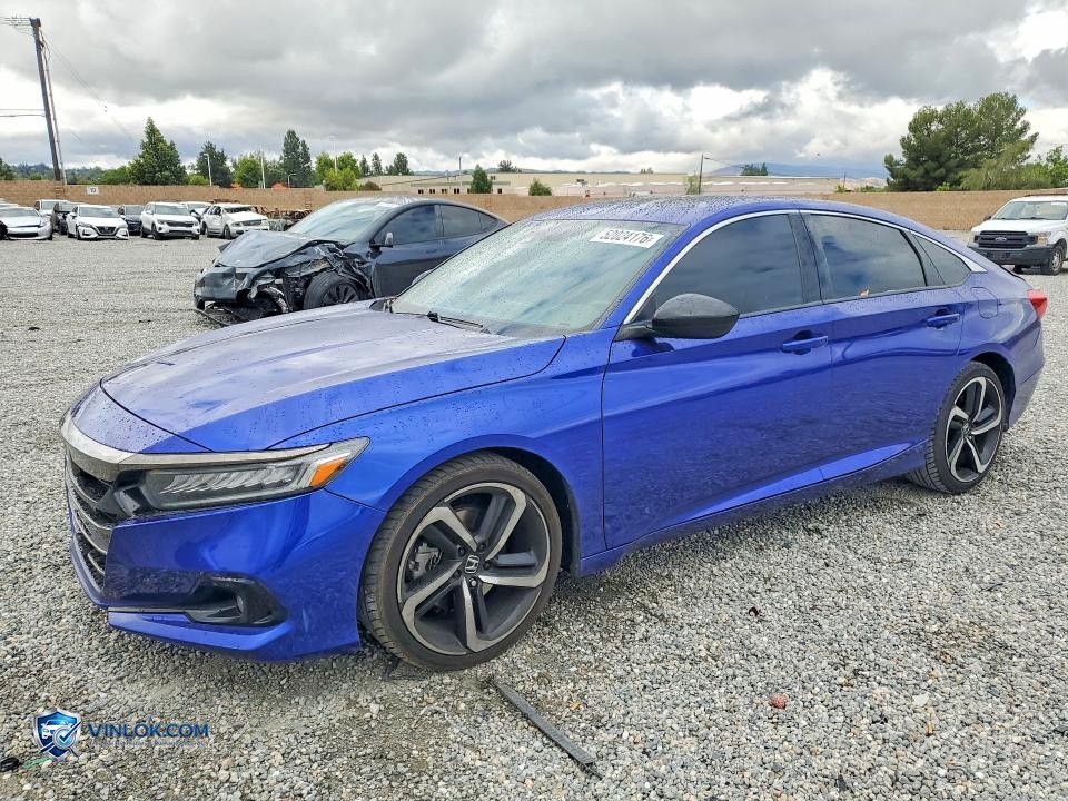 2021 HONDA ACCORD SPORT – Lot 52024176 auction photo