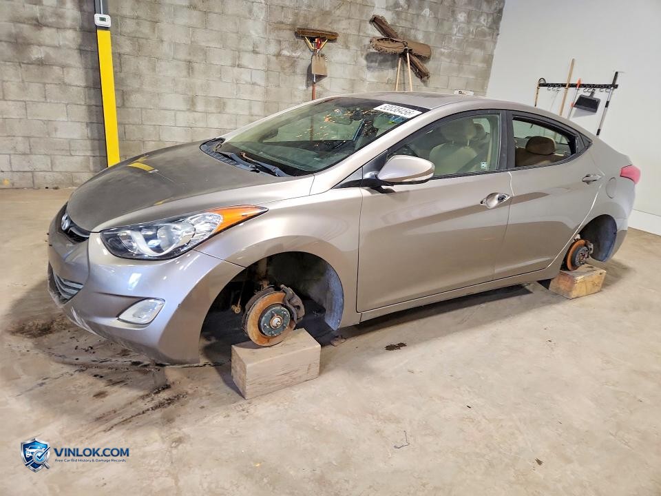 2012 HYUNDAI ELANTRA LIMITED – Lot 52038456 auction photo