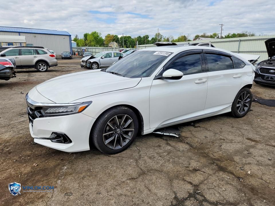 2022 HONDA ACCORD EXL – Lot 52041396 auction photo