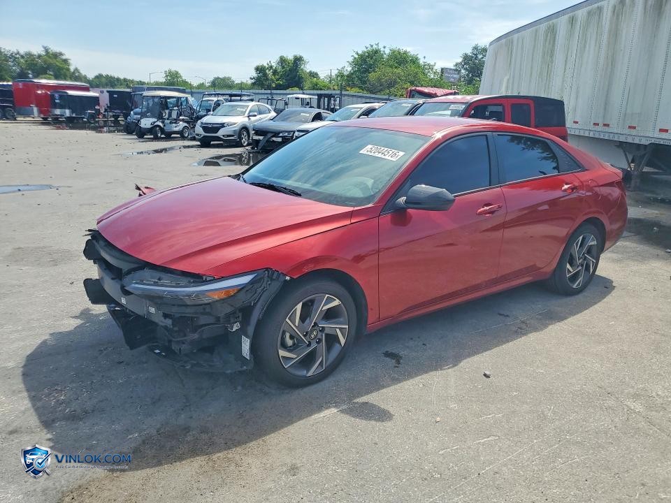 2025 HYUNDAI ELANTRA SEL SPORT – Lot 52044516 auction photo