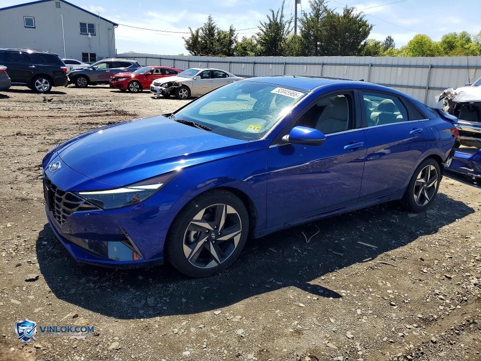 2021 HYUNDAI ELANTRA LIMITED – Lot 52045966 auction photo