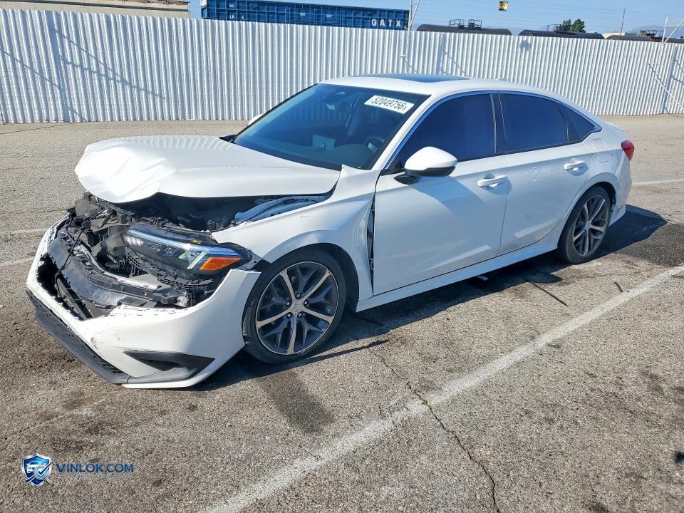 2022 HONDA CIVIC TOURING – Lot 52049756 auction photo