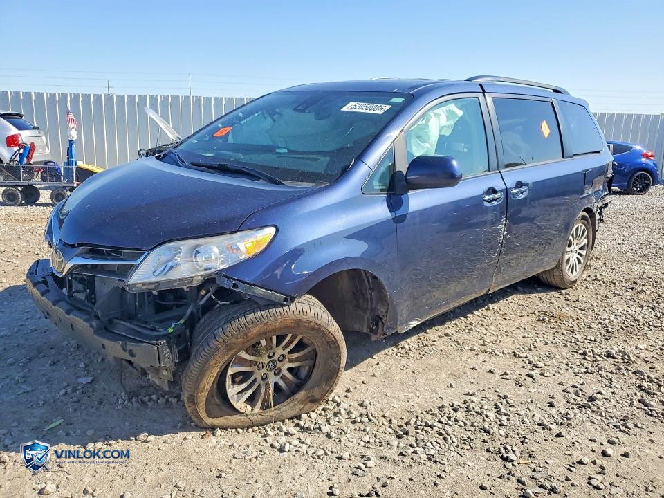 2018 TOYOTA SIENNA XLE 8-PASSENGER – Lot 52050086 auction photo