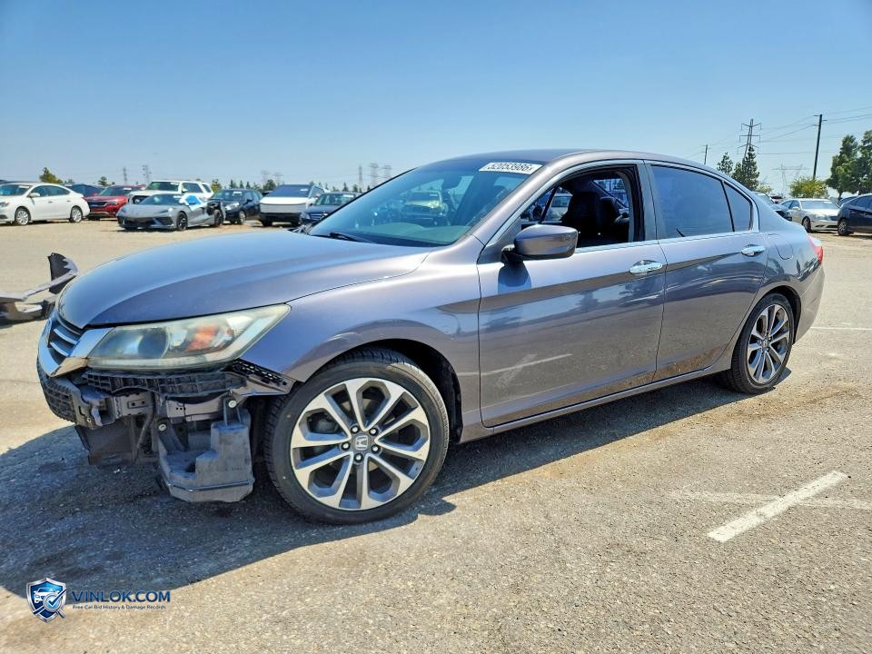 2013 HONDA ACCORD SPORT – Lot 52053986 auction photo