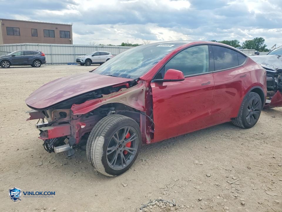2024 TESLA MODEL Y – Lot 52055536 auction photo