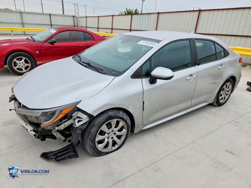 2020 TOYOTA COROLLA LE – Lot 52060866 auction photo