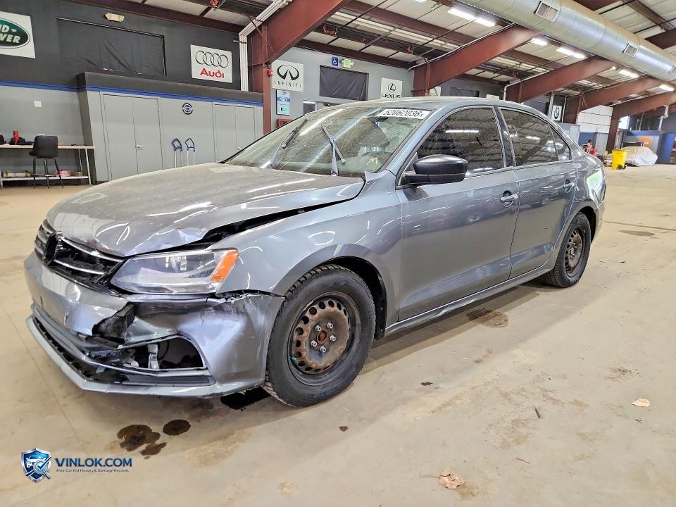 2016 VOLKSWAGEN JETTA S – Lot 52062036 auction photo