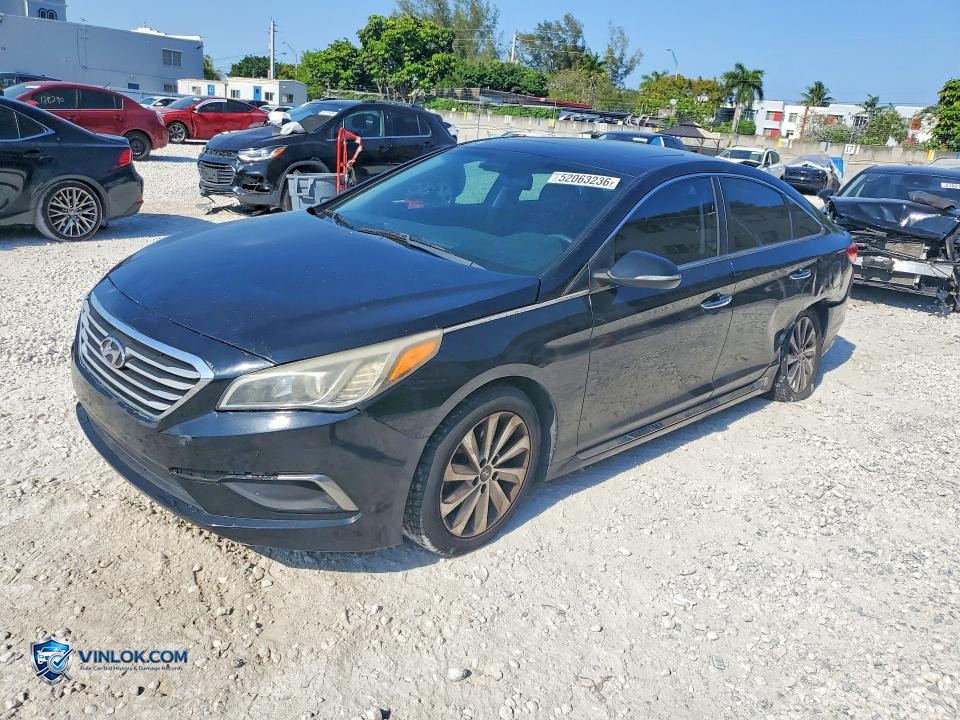 2017 HYUNDAI SONATA SPORT – Lot 52063236 auction photo