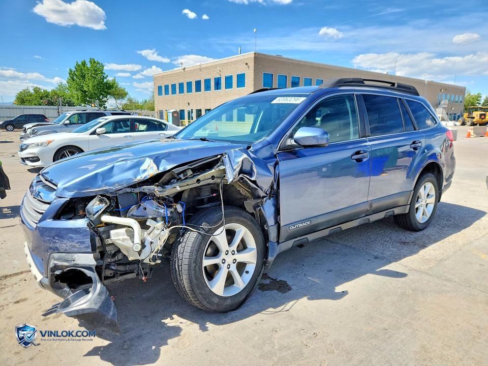 2013 SUBARU OUTBACK 2.5I LIMITED – Lot 52063296 auction photo