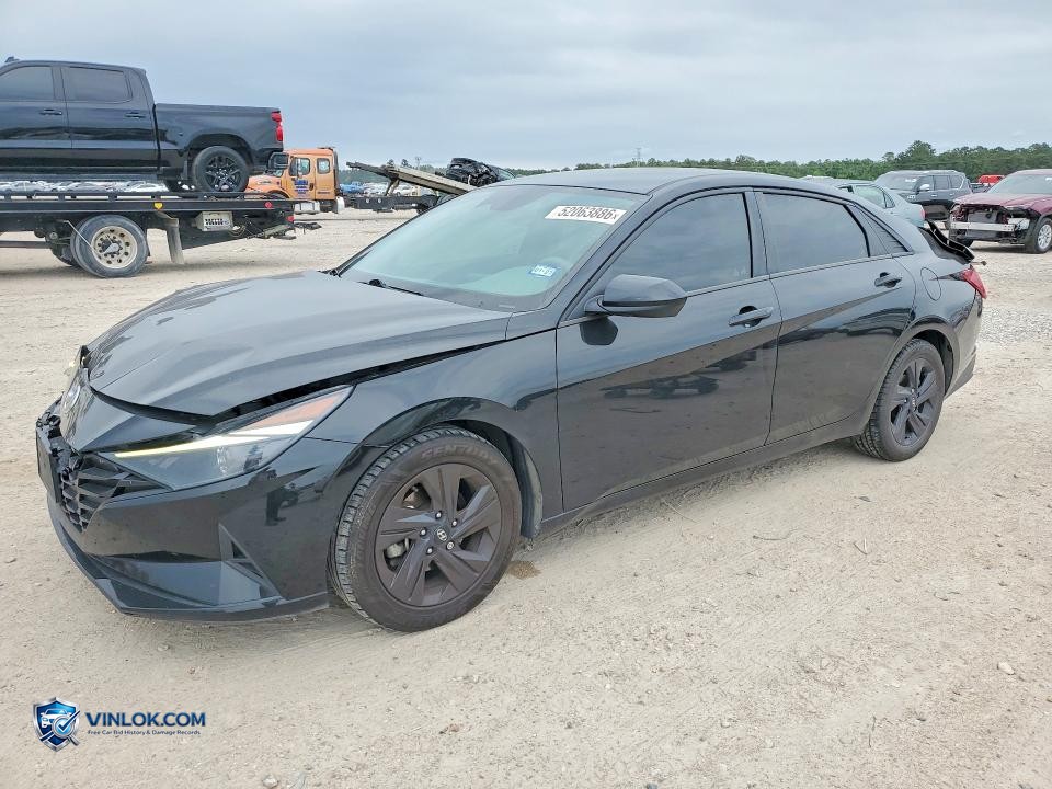 2021 HYUNDAI ELANTRA – Lot 52063886 auction photo