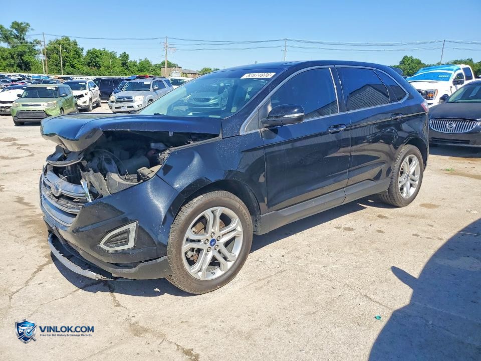 2018 FORD EDGE TITANIUM – Lot 52074976 auction photo