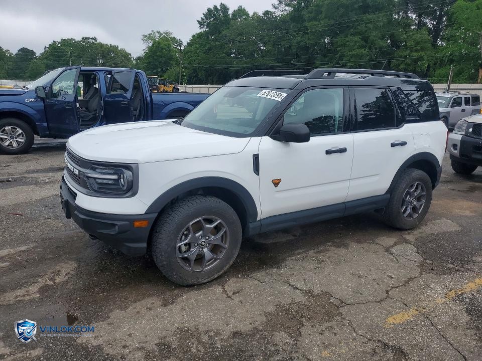 2023 FORD BRONCO SPORT BADLANDS – Lot 52075396 auction photo