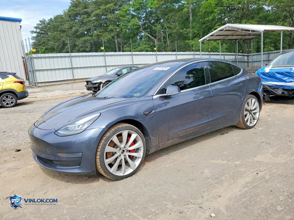 2019 TESLA MODEL 3 – Lot 52076256 auction photo