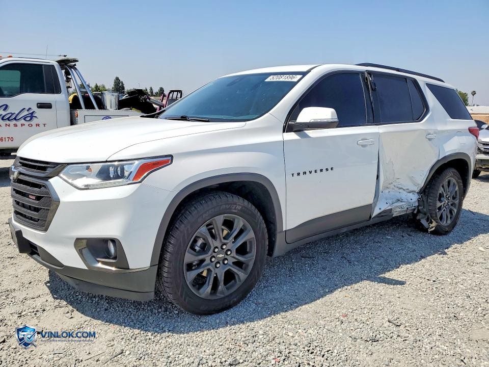2021 CHEVROLET TRAVERSE RS – Lot 52081896 auction photo