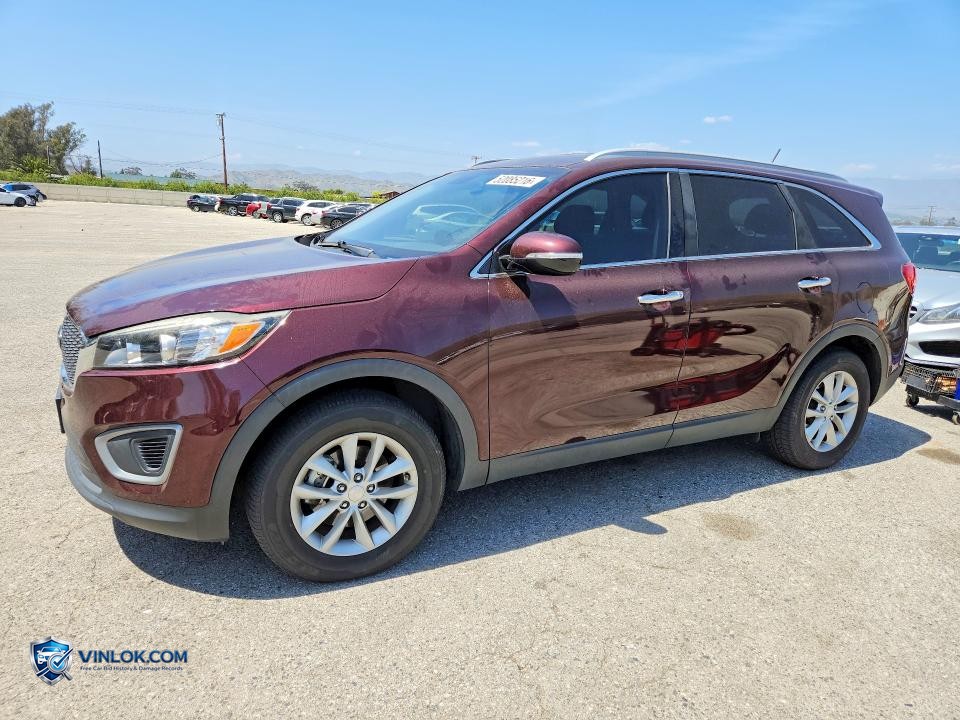 2016 KIA SORENTO LX – Lot 52085216 auction photo