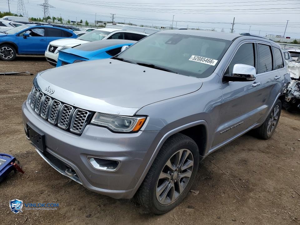 2018 JEEP GRAND CHEROKEE OVERLAND – Lot 52085466 auction photo