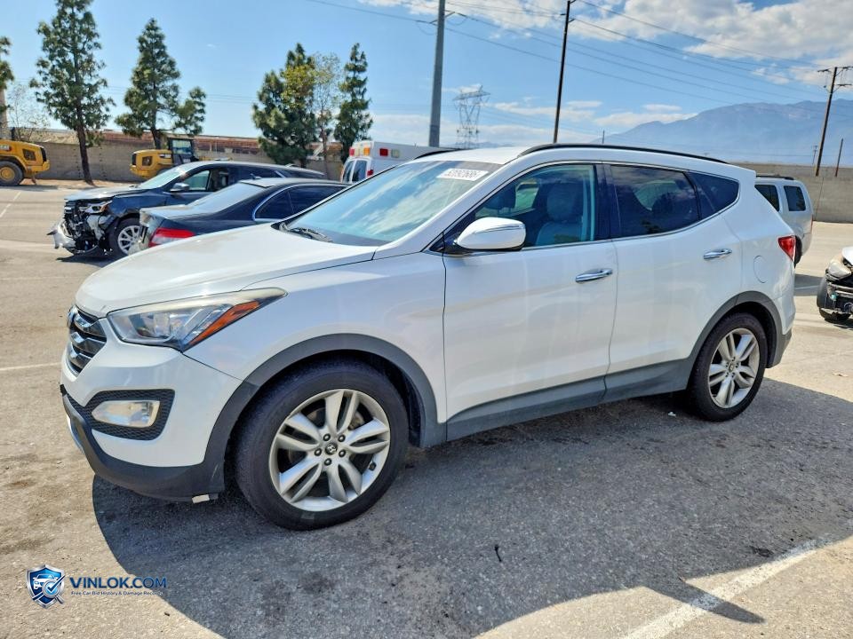 2014 HYUNDAI SANTA FE – Lot 52092686 auction photo