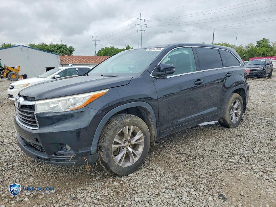 2015 TOYOTA HIGHLANDER LE PLUS – Lot 52094926 auction photo