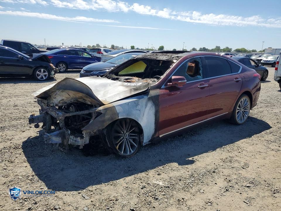 2016 HYUNDAI GENESIS 3.8L – Lot 52101156 auction photo